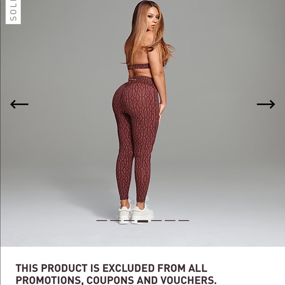 IVY PARK MONOGRAM SHEER PANEL TIGHTS x Adidas - Picture 2 of 4